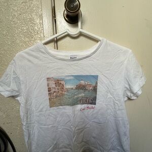 Princess Polly: Italy love tee ivory